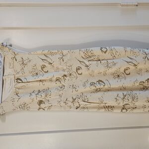 Moulinette Soeurs Cream Elegant Dress